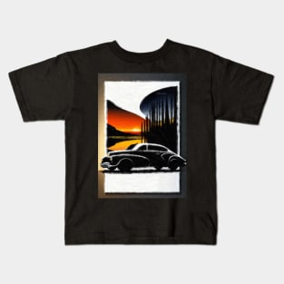 retro car Kids T-Shirt